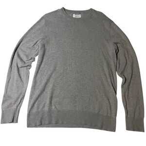 Old Navy Men's Light Gray Crewneck Sweater